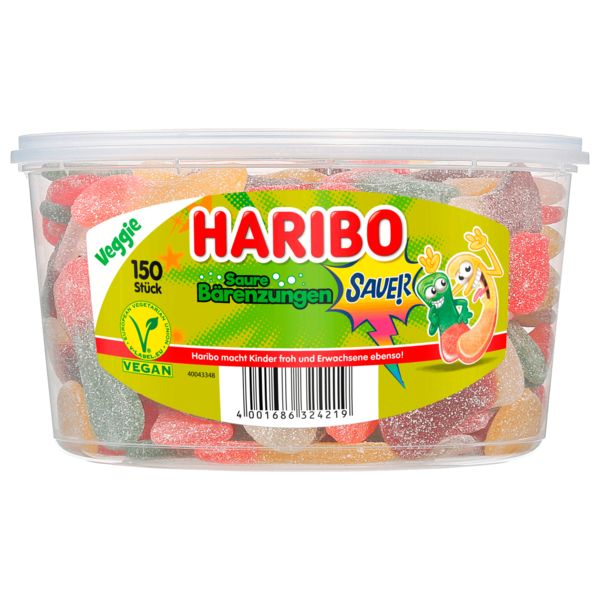 Haribo Saure Bärenzungen, vegan