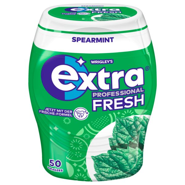 Wrigley's Extra Professional Fresh Spearmint ohne Zucker