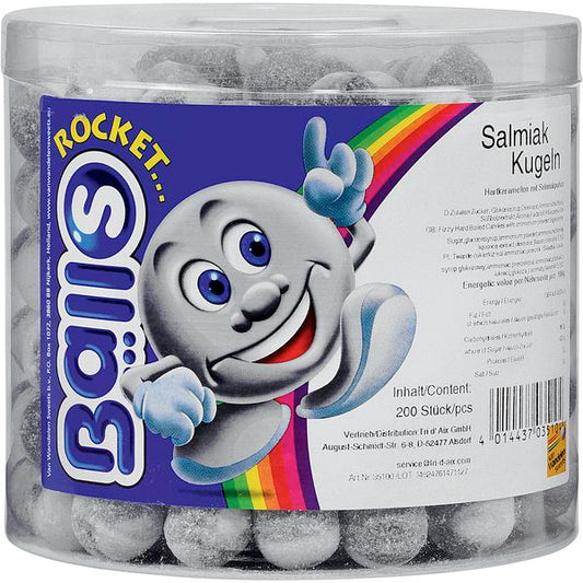 Tri D`Aix Rocket Balls Salmiak Kugeln, vegan