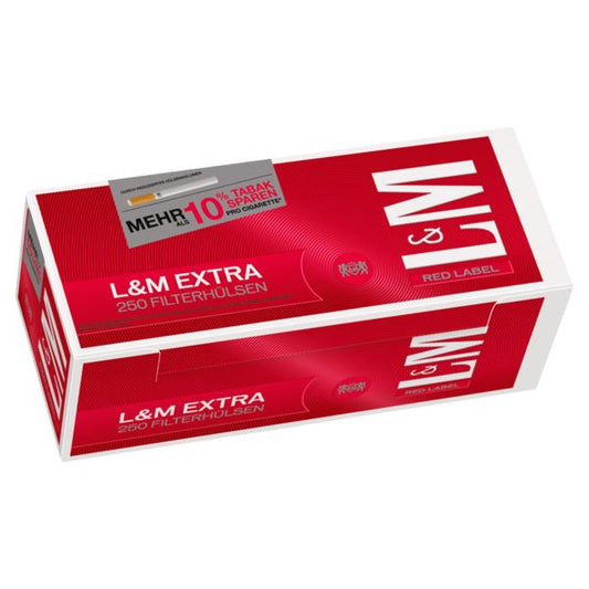 L&M Extra Hülsen Red Label