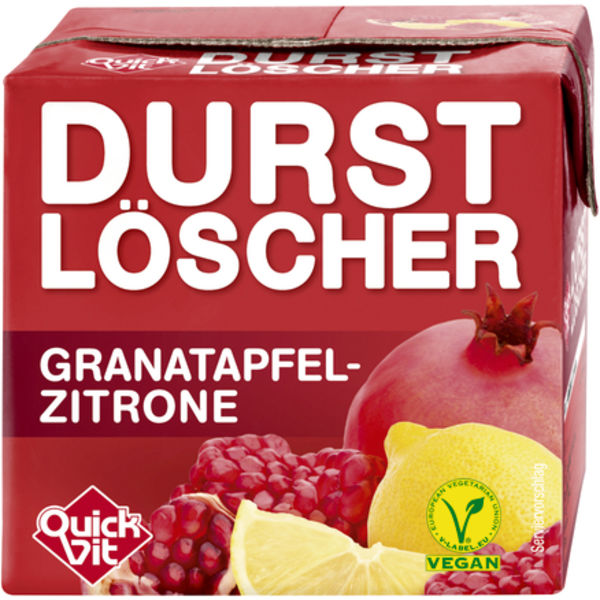 QuickVit Durstlöscher Granatapfel-Zitrone