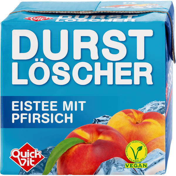 QuickVit Durstlöscher Eistee Pfirsich