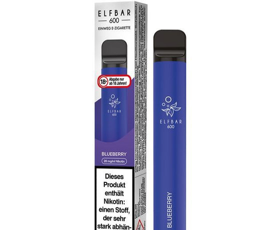 Elf Bar 600 Einweg E-Zigarette - Blueberry 20 mg/ml