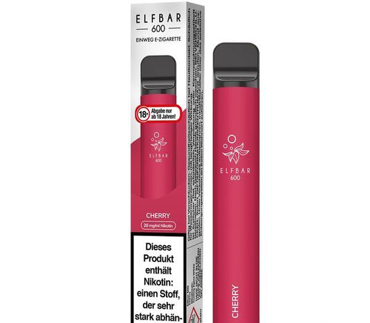 Elf Bar 600 Einweg E-Zigarette - Cherry 20 mg/ml