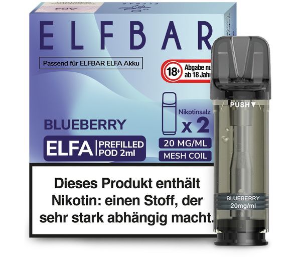 Elf Bar - Elfa Pod Blueberry 20mg/ml