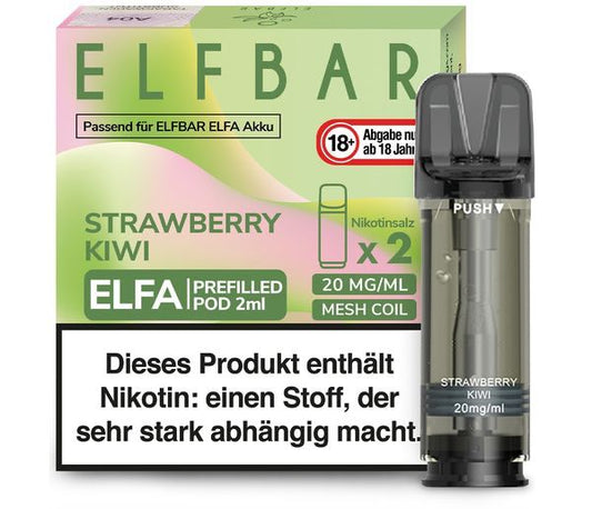 Elf Bar - Elfa Pod Strawberry Kiwi 20mg/ml