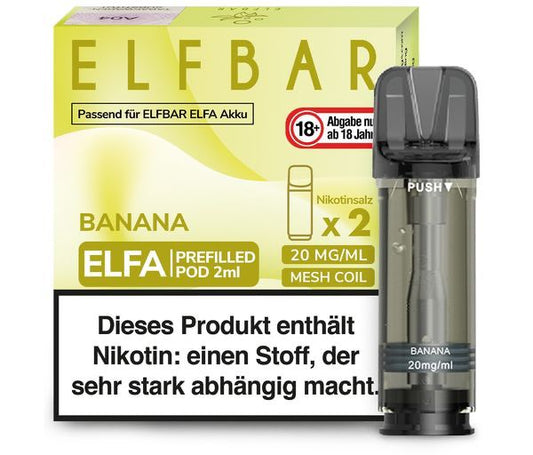 Elf Bar - Elfa Pod Banana 20mg/ml