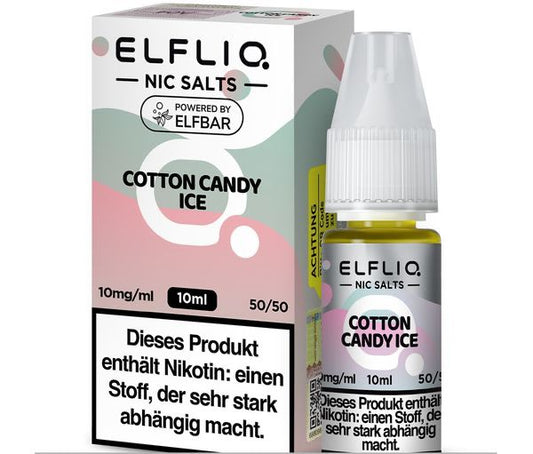 ELFLIQ - Cotton Candy Ice - Nikotinsalz Liquid 10 mg/ml