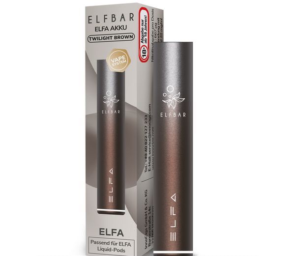 Elf Bar - Elfa Akku 500 mAh braun-silber