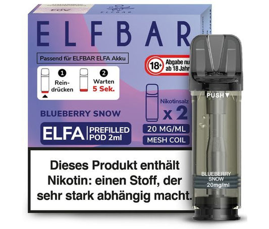 Elfbar - Elfa Pod Blueberry Snow 20mg/ml