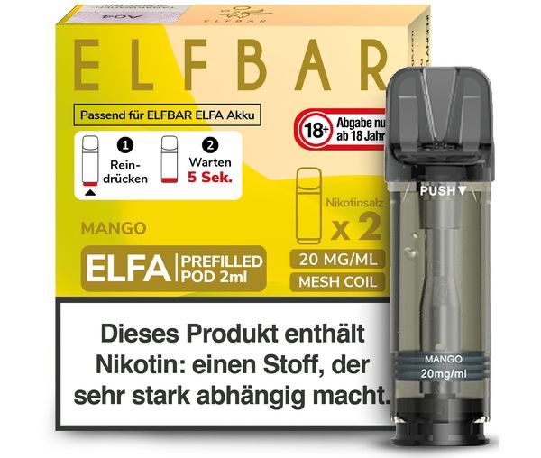 Elfbar - Elfa Pod Mango 20mg/ml