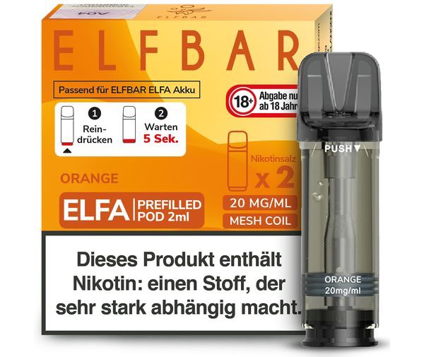 Elfbar - Elfa Pod Orange 20mg/ml