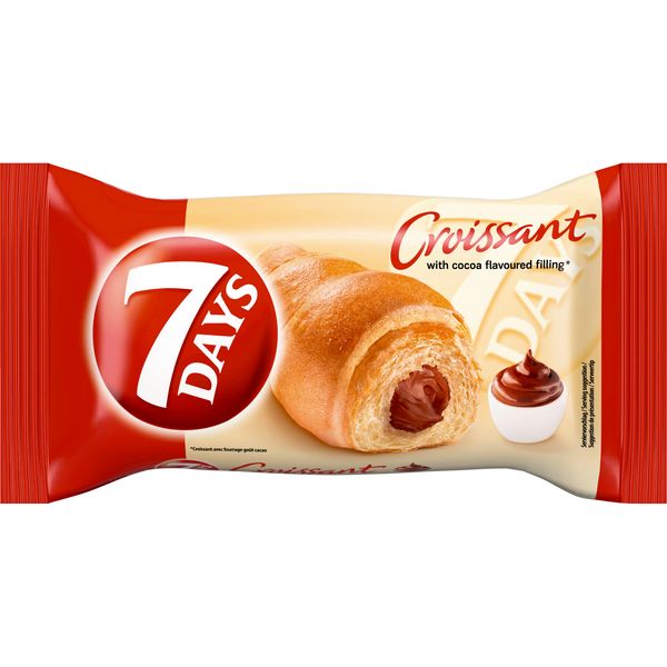 7 DAYS Croissant mit Kakaocremefüllung