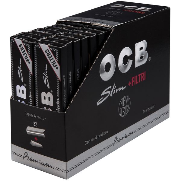 OCB schwarz Premium long slim+ Tips